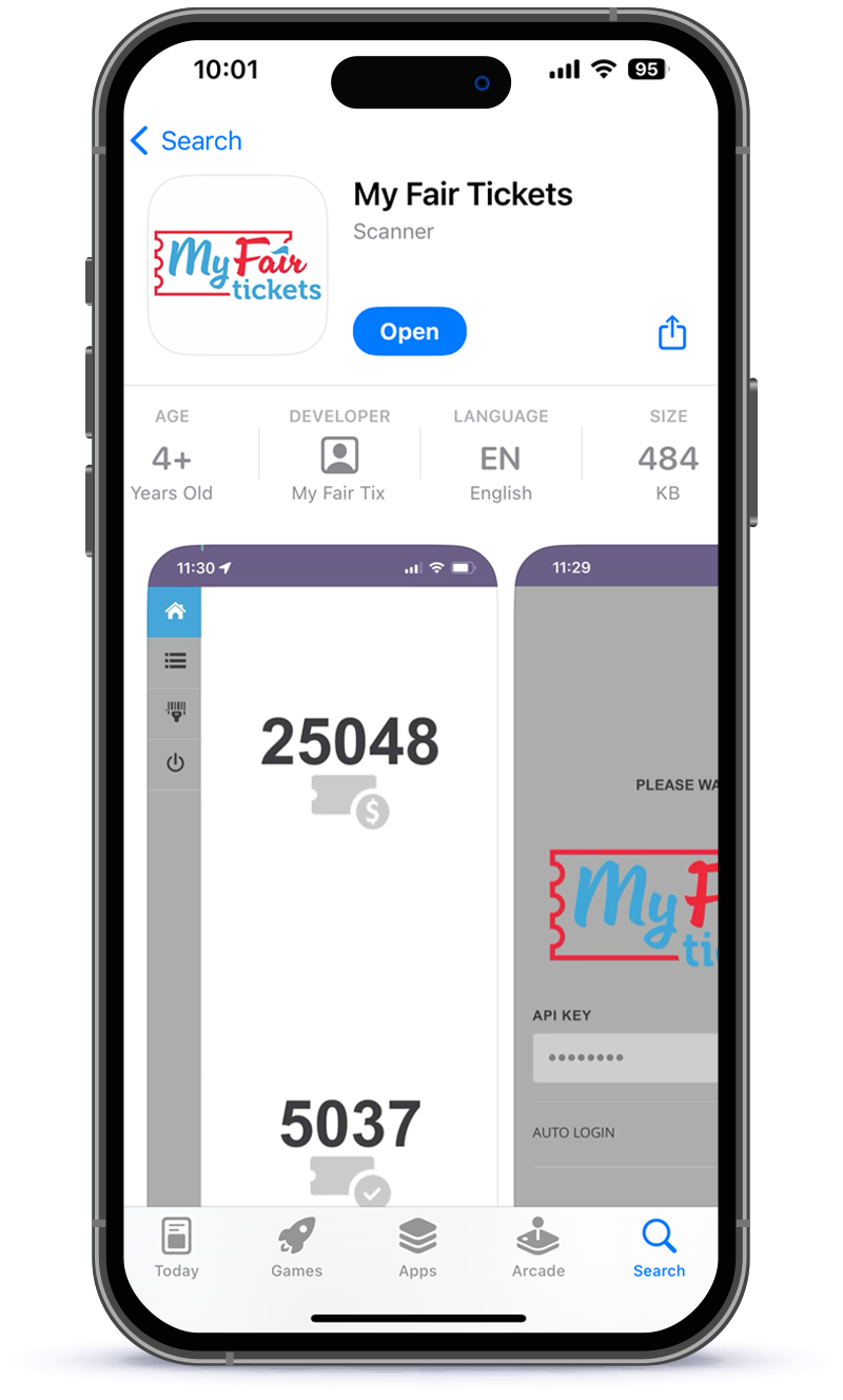 My Fair Tickets App